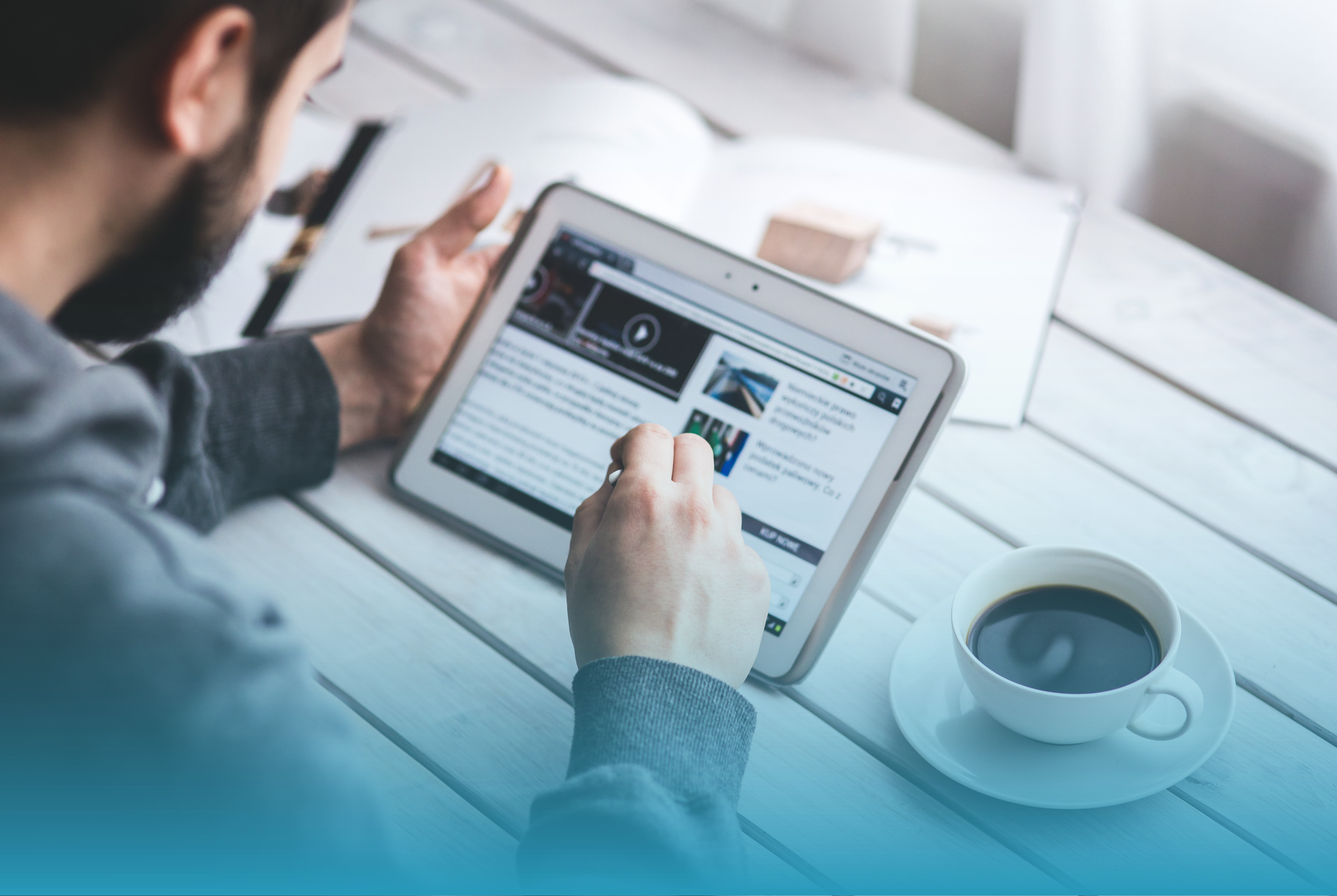 Information Tablet Banner