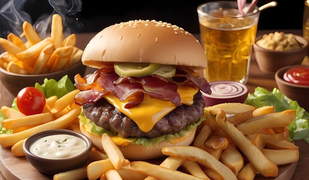 Sweet Drinks And Burgers