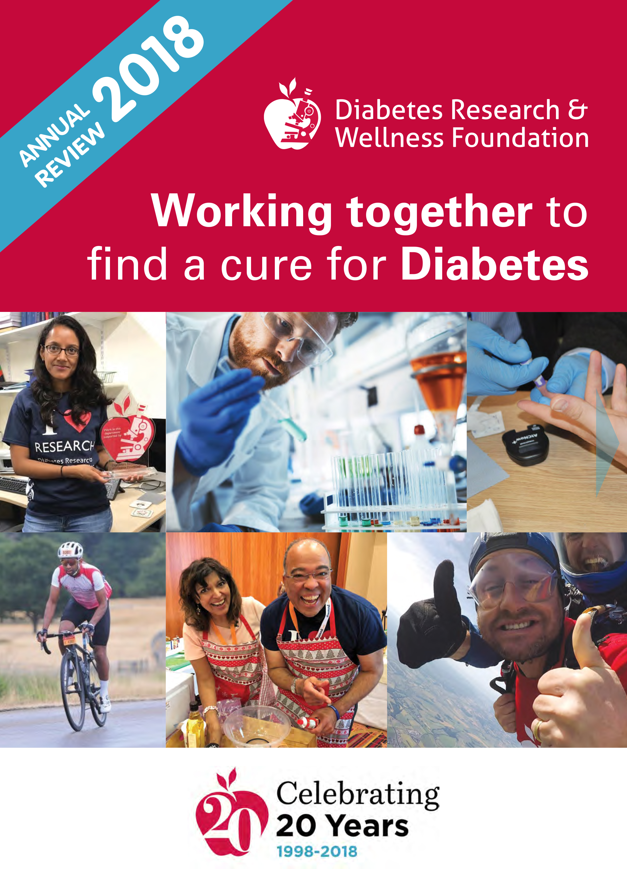 2018 annual report cover. 