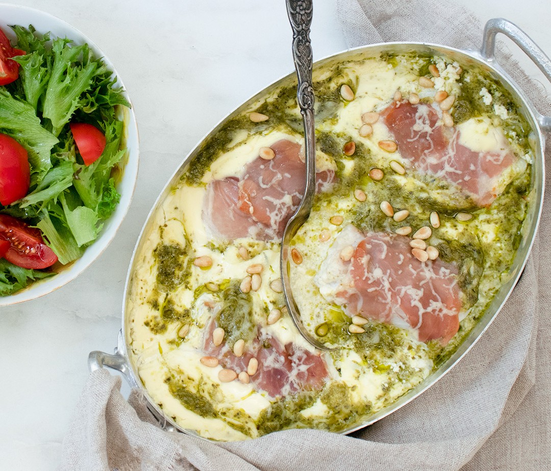 Proscuittolindad Torsk Med Pesto Foto Kerstin Eriksson 10802