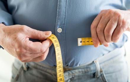 Close Up Of Weight Loss Measure