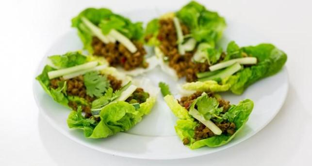 Asiatisk Sojafars I Salladsblad